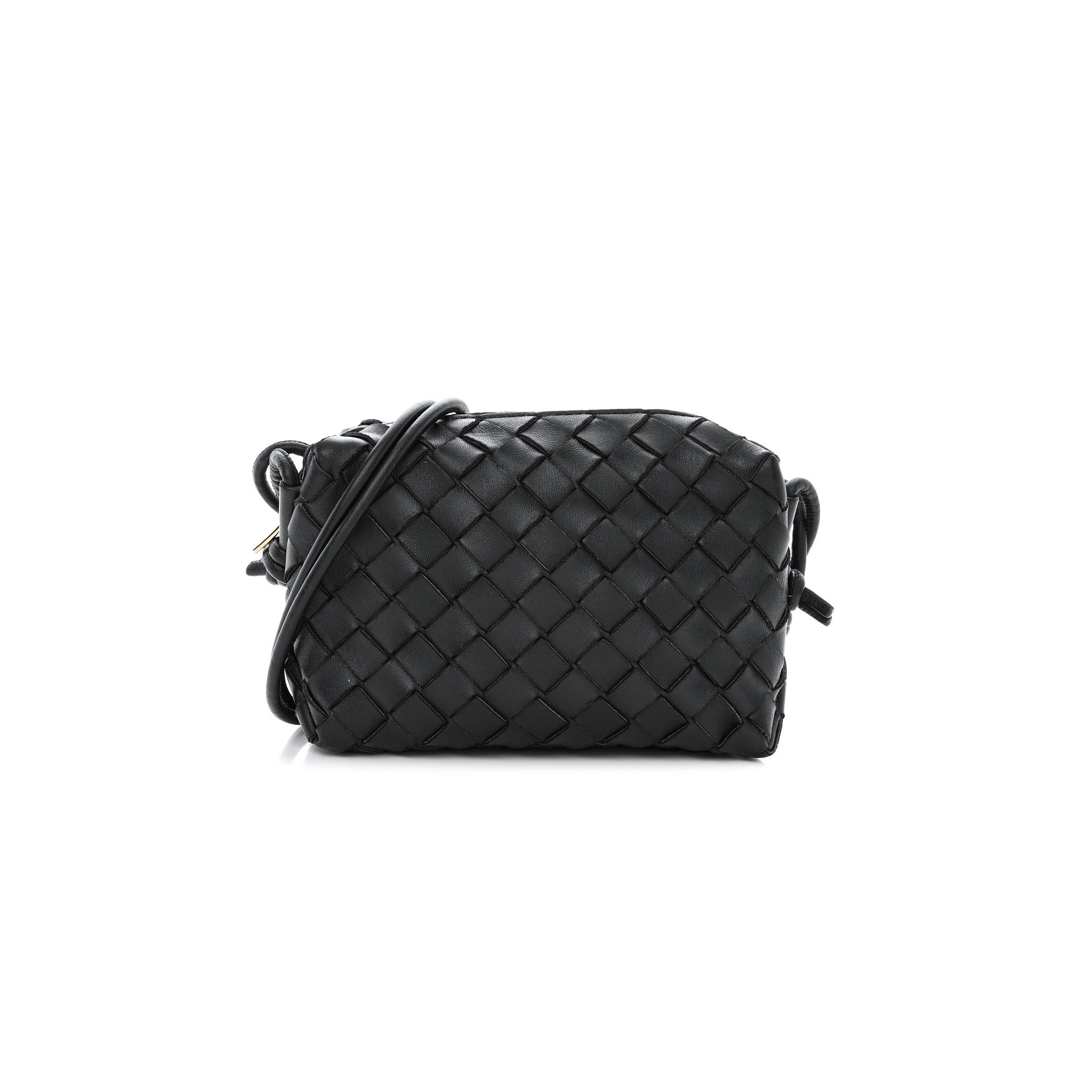 BOTTEGA VENETA NAPPA INTRECCIATO MINI LOOP CAMERA BAG SPACE (17*13*7cm)