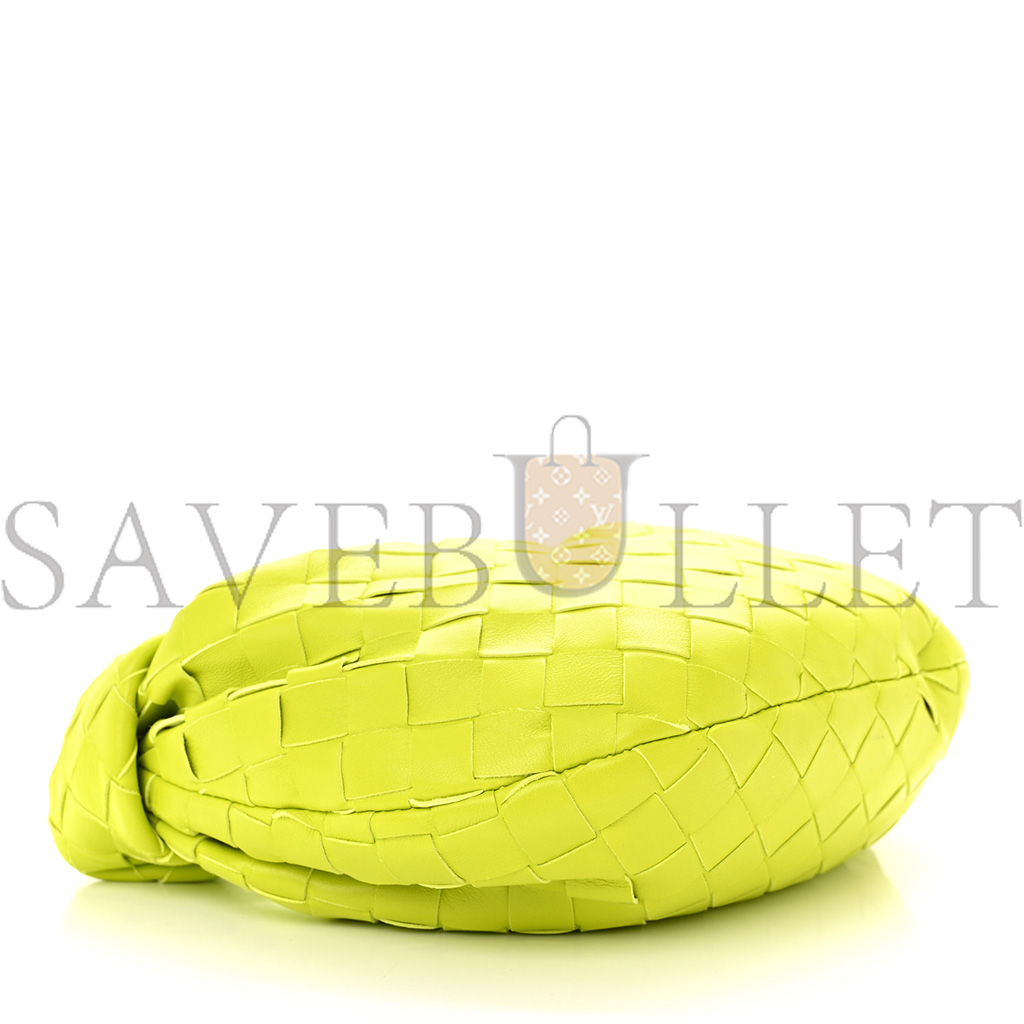 BOTTEGA VENETA NAPPA INTRECCIATO MINI JODIE KIWI (25*14*8cm)