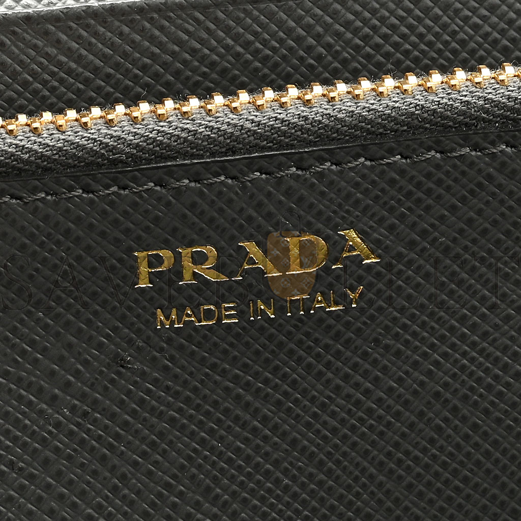 PRADA SAFFIANO CONTINENTAL FLAP WALLET MARMO (18*10*3cm)