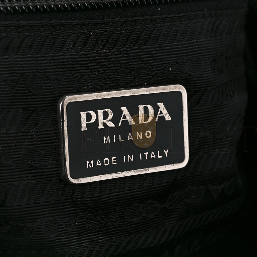 PRADA TESSUTO NYLON SAFFIANO TOTE BLACK (29*27*15cm)