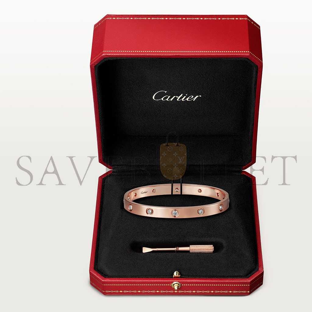 CARTIER  LOVE BRACELET, 10 DIAMONDS B6070217