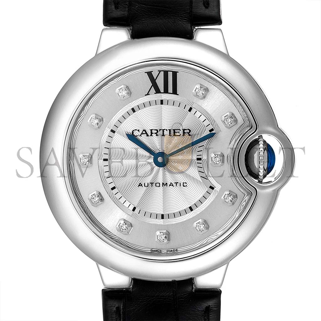 CARTIER BALLON BLEU 33MM WOMEN'S WATCH W4BB0009