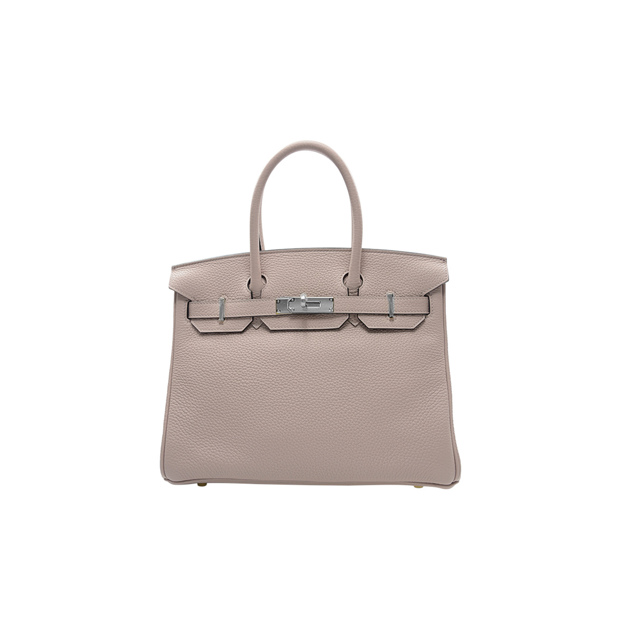 HERMES BIRKIN 30 TOGO LEATHER WISTERIA SILVER BUCKLE BAG H028369CK4W (30*23*15cm)