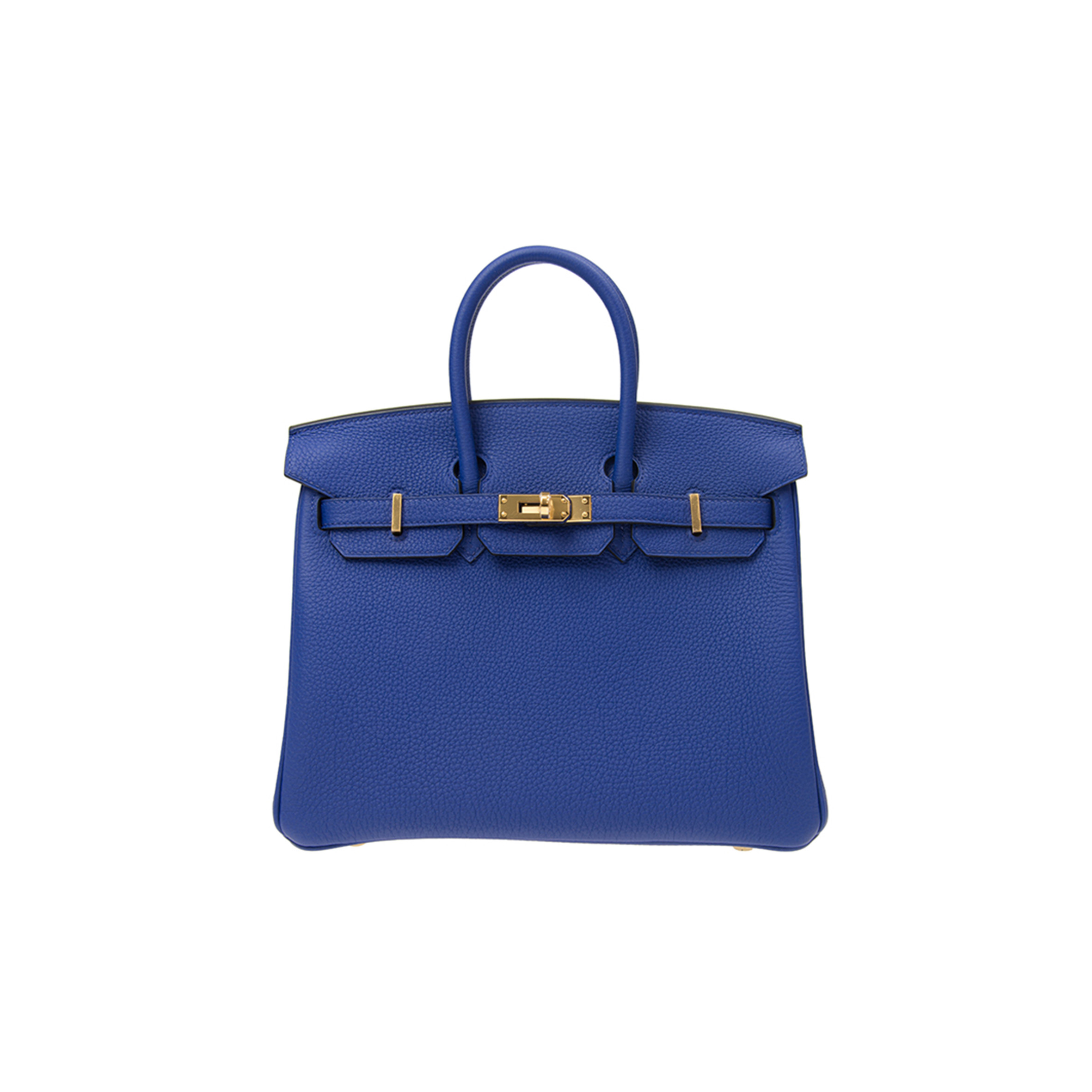 HERMES BIRKIN 30 TOGO LEATHER ELECTRIC BLUE GOLD BUCKLE BK257TTGGP (30*23*15cm)