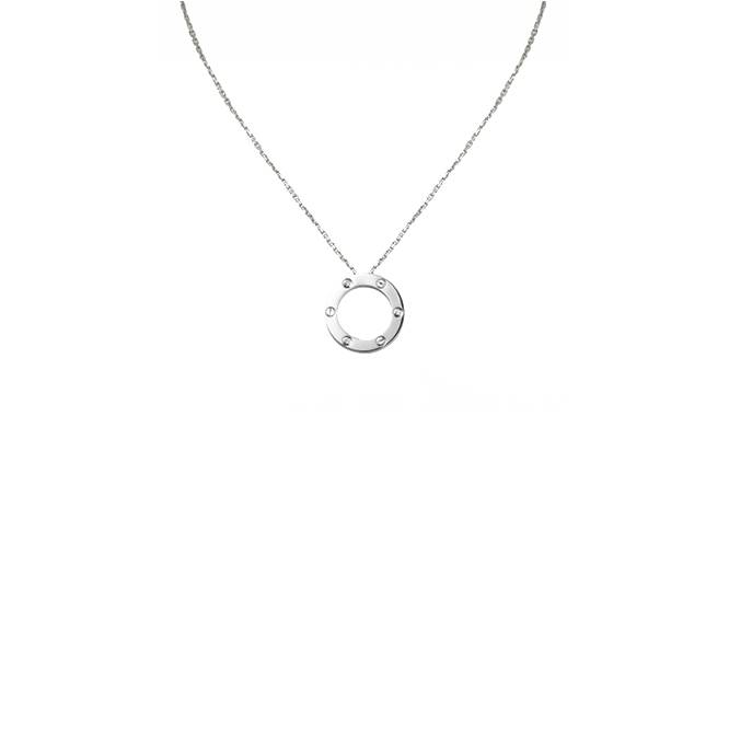 CARTIER  LOVE NECKLACE, 3 DIAMONDS B7014600