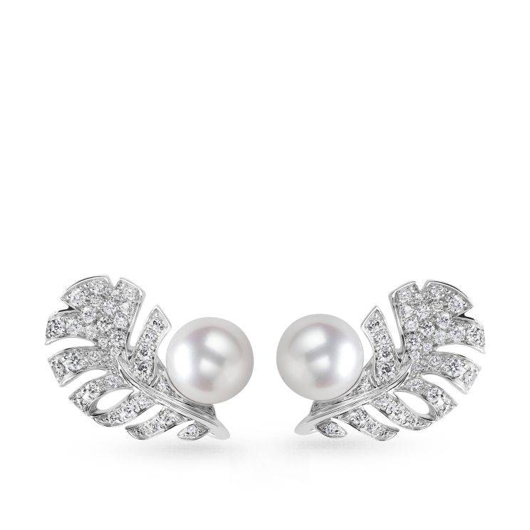 Chanel Plume de CHANEL earrings - Ref. J10833