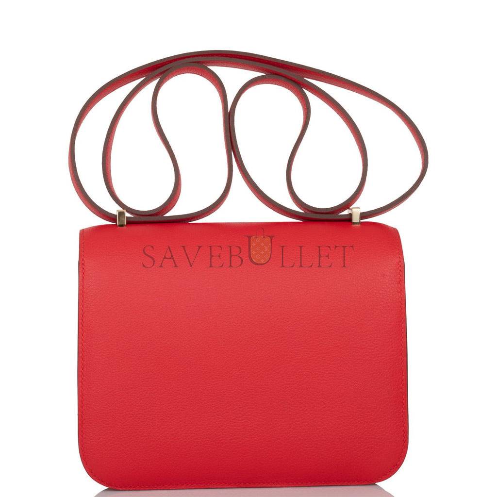 HERMES CONSTANCE 18 ROUGE DE COEUR VERSO EVERCOLOR PERMABRASS HARDWARE 39579900215390 (18cm)