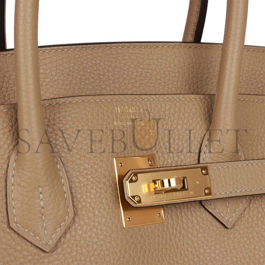 HERMES BIRKIN 35 TRENCH CLEMENCE GOLD HARDWARE 39867966652510 (35cm)