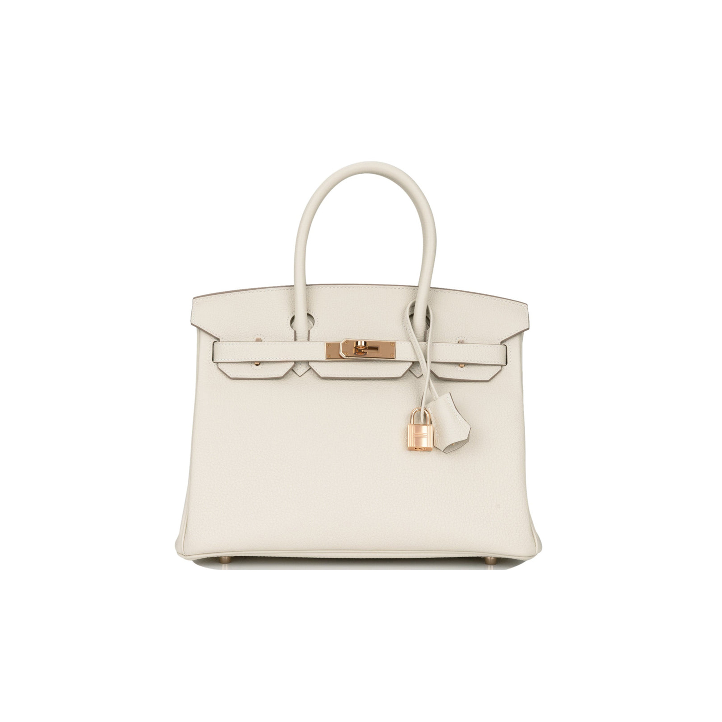 HERMES BIRKIN 30 CRAIE TOGO ROSE GOLD HARDWARE  (30cm)