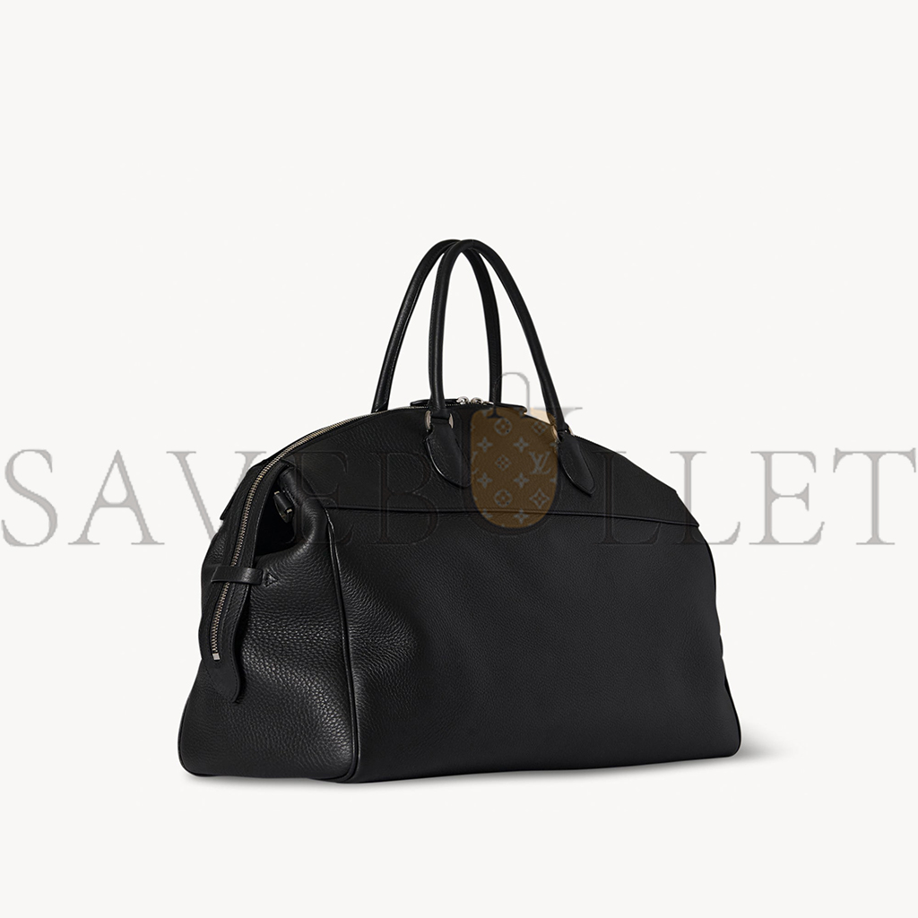 THE ROW GEORGE DUFFLE IN LEATHER BLACK W1630L129BAS (43*30*18cm)