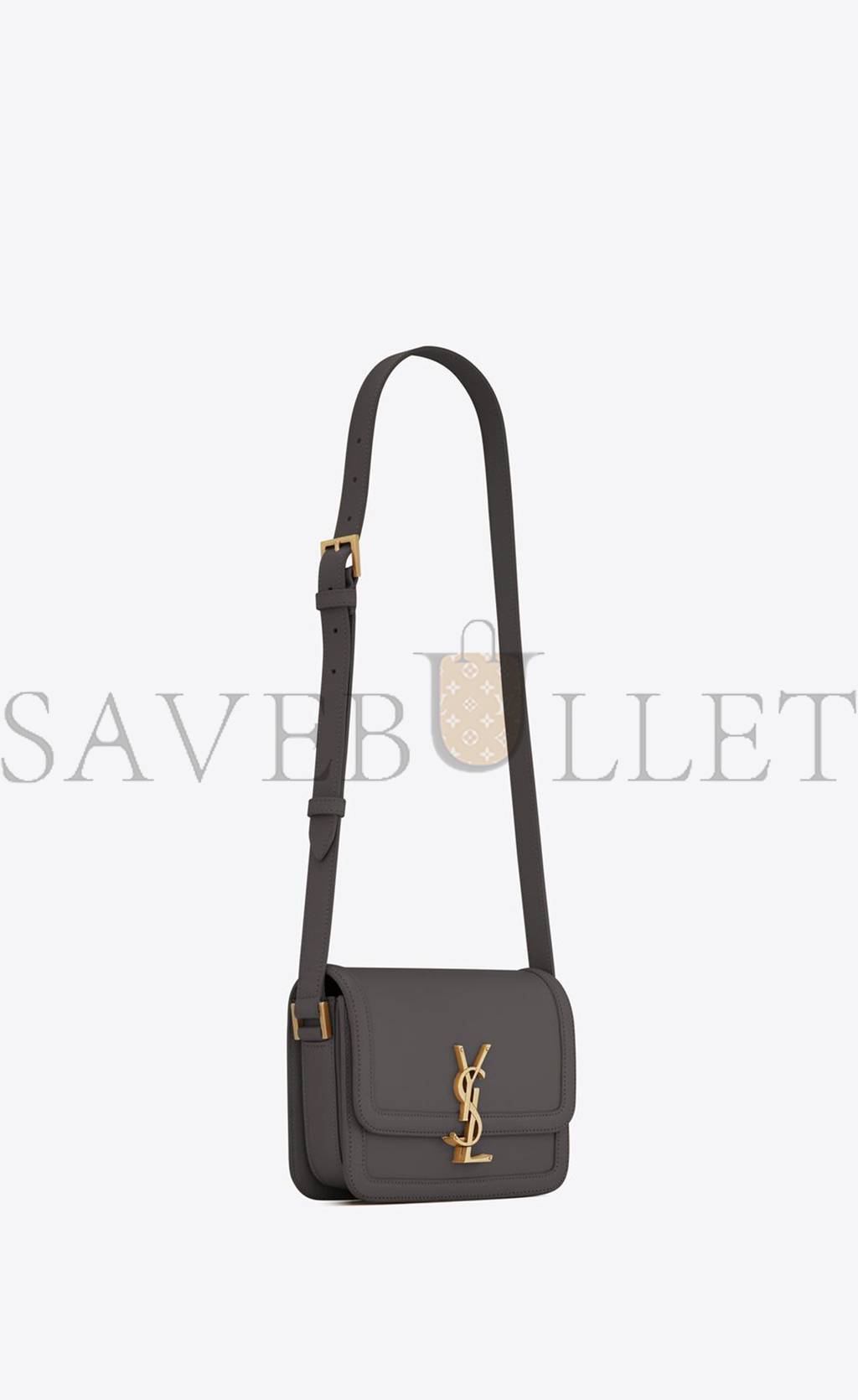 YSL SOLFERINO SMALL SATCHEL IN BOX SAINT LAURENT LEATHER 6343060SX0W1112 (19*13*5cm)