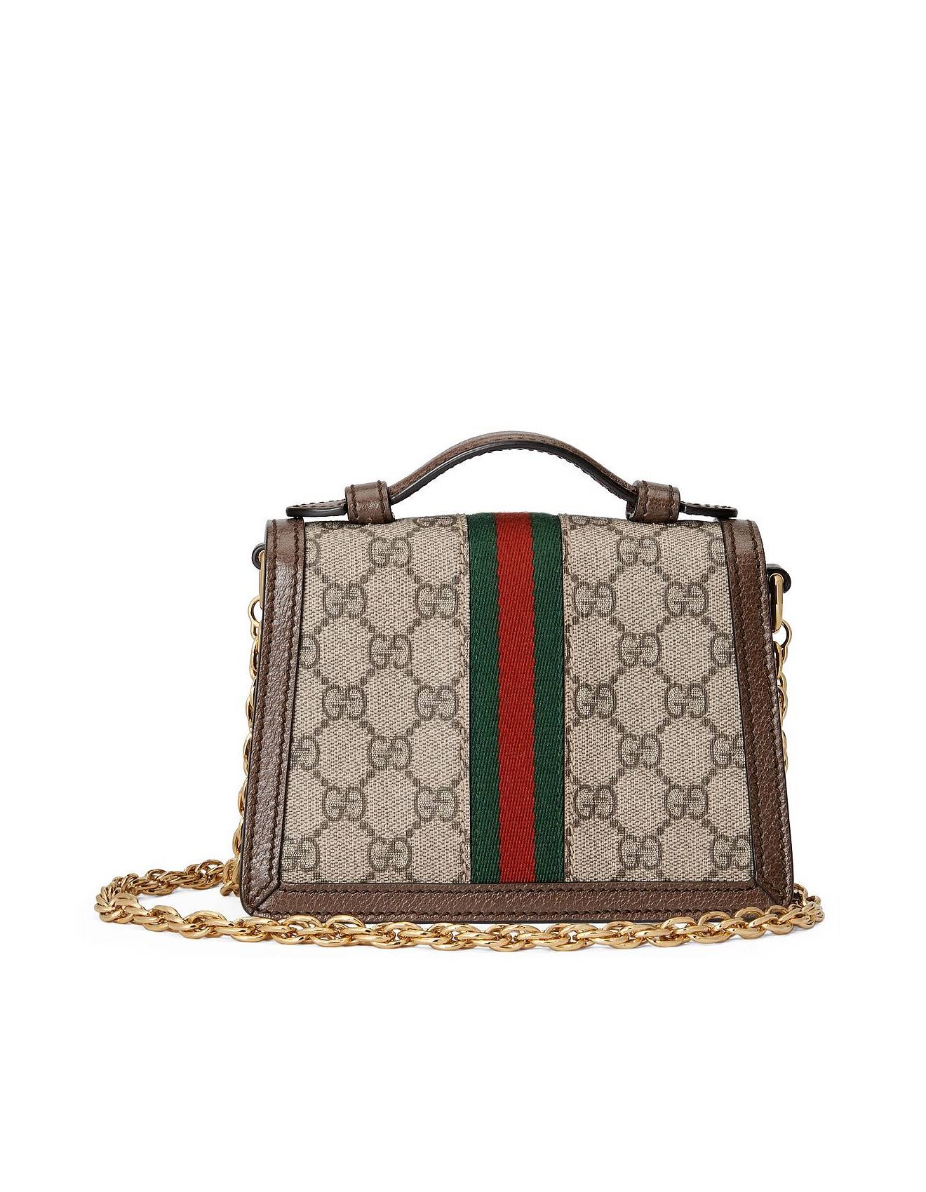 GUCCI OPHIDIA GG MINI SHOULDER BAG   696180 (17.5*13*6cm)