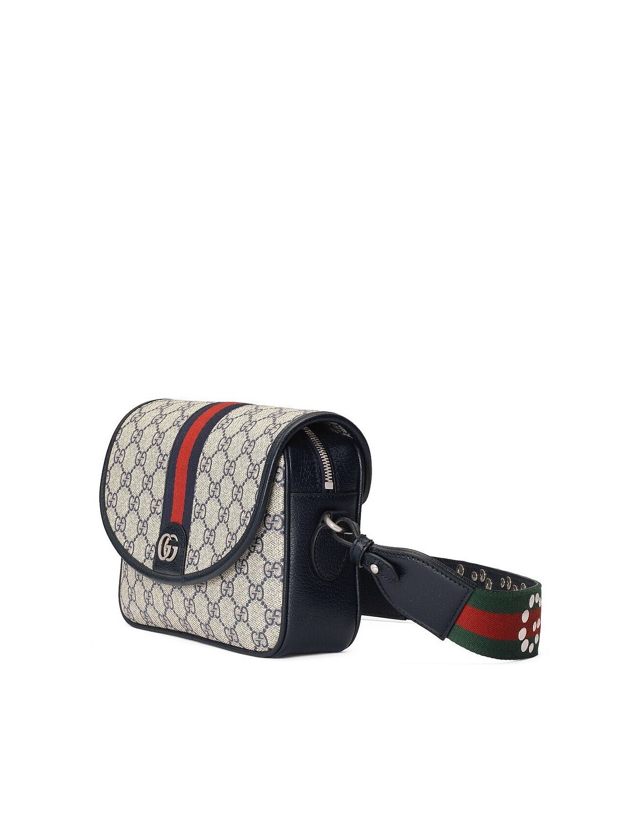 GUCCI OPHIDIA MINI GG SHOULDER BAG (23*17*7cm)