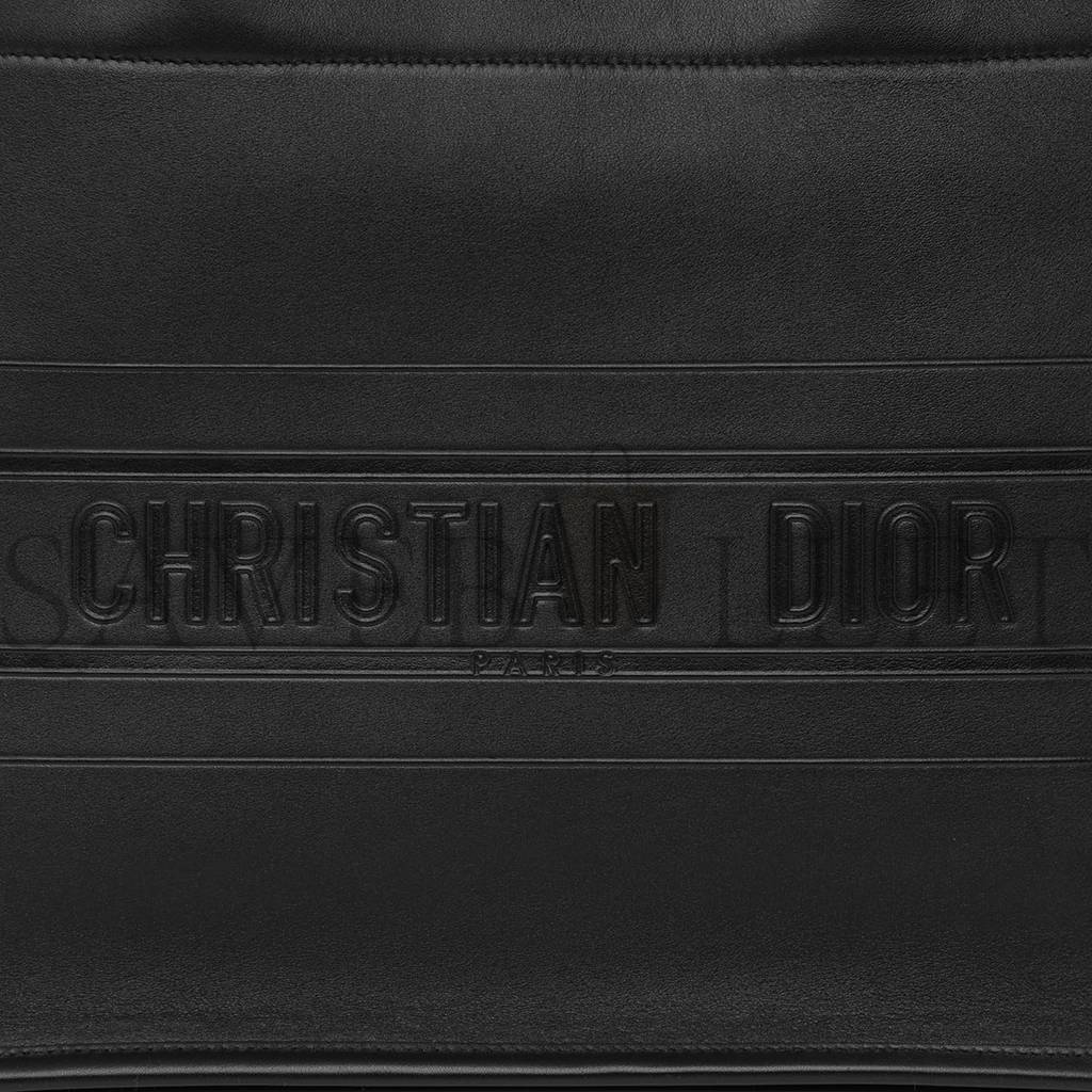 DIOR CALFSKIN EMBOSSED MEDIUM BOOK TOTE BLACK (36*27*17.1cm)